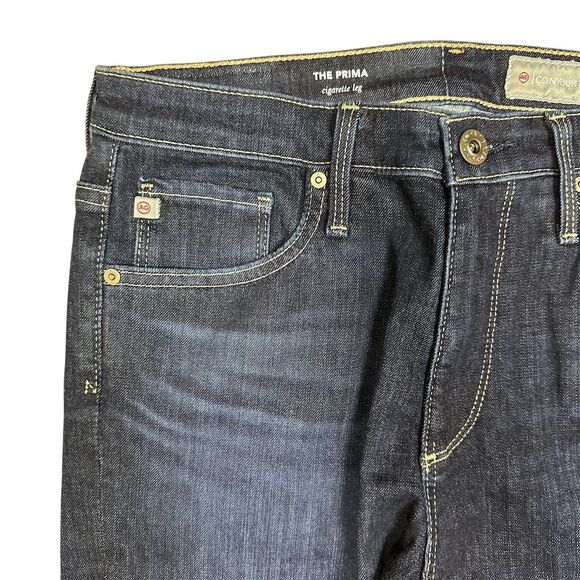 NWOT AG Adriano Goldschmied Women's Mid-Rise Prima Cigarette Leg Jeans Size 26 - Picture 2 of 10